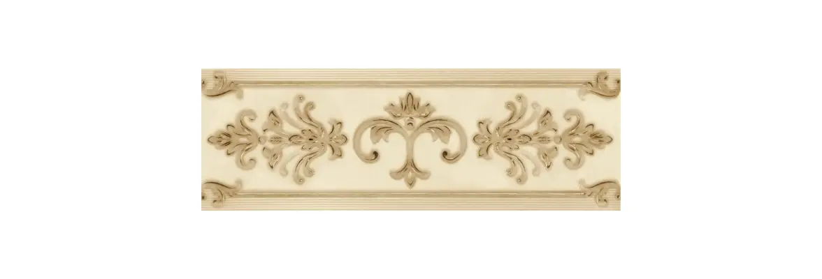 Бордюр настенный Visconti (Висконти) beige border 02 85х250 Gracia Ceramica