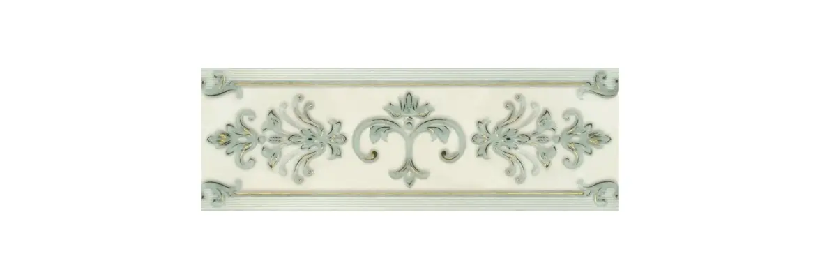 Бордюр настенный Visconti (Висконти) turquoise border 02 85х250 Gracia Ceramica