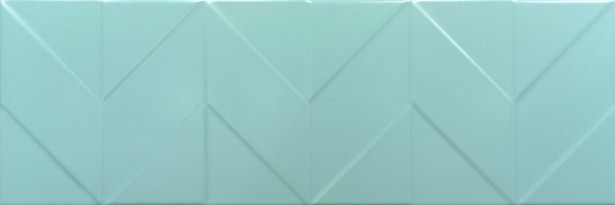 Плитка настенная керамическая Танага 4Д 250х750 бирюзовая Керамин