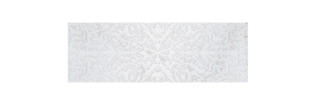 Керамический настенный декор Stazia (Стация) white decor 01 300х900 Gracia Ceramica