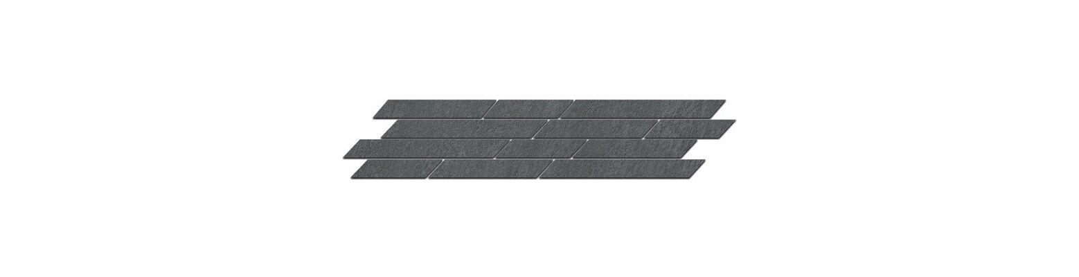 Бордюр Гренель серый темный мозаичный 98х468 SG144/005T Керама Марацци