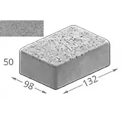 Брусчатка бетонная двухслойная 50х98х132 1-А-1310-318 Forester
