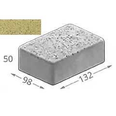 Брусчатка бетонная двухслойная 50х98х132 1-А-1310-320 Forester