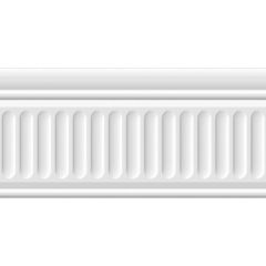 Бордюр настенный Бланше белый структурированный 99х200 19048/3F Керама Марацци