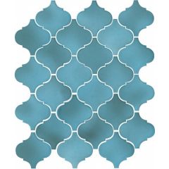 Плитка настенная керамическая Арабески Майолика голубая 65005 260х300 Керама Марацци