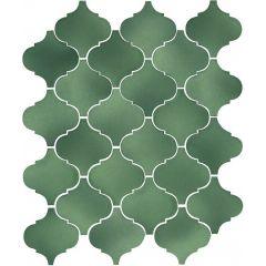 Плитка настенная керамическая Арабески Майолика зеленая 65008 260х300 Керама Марацци