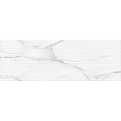 Керамическая настенная плитка Marble matt white wall 02 300х900 белая Gracia Ceramica