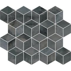 Мозаика керамическая Джардини темно-серая T017/14024 375х450 Керама Марацци
