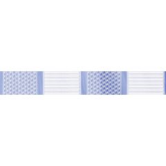Бордюр керамический Агата голубой люкс 35х250 Axima