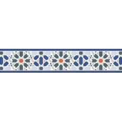 Бордюр настенный Menara (Менара) 50х251 синий Kerlife