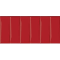 Керамическая настенная плитка Evolution (Эволюшн) EVG413 красная рельефная 200х440 Cersanit