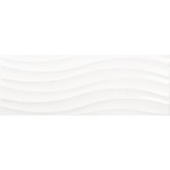 Керамическая настенная плитка Flat Ondas Blanco Brillo 250х700 Navarti