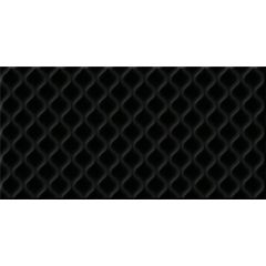 Керамическая настенная плитка Deco (Деко) DEL232 черная 298х598 Cersanit