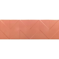 Плитка настенная керамическая Танага 6Д 250х750 оранжевая Керамин