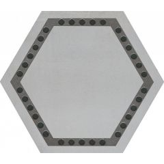 Декор напольный керамический Раваль серый светлый DC/A10/SG27001 290х334 Керама Марацци