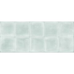 Керамическая настенная плитка Sweety (Свити) turquoise square wall 05 250х600 бирюзовая Gracia Ceramica