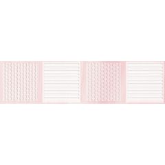 Бордюр керамический Агата розовый люкс 65х250 Axima