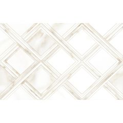 Плитка настенная керамическая Calacatta Gold (Калакатта Голд) белая ромбы 10100001120 250х400 Global Tile