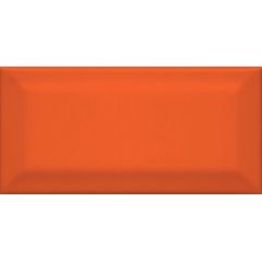 Плитка настенная керамическая Клемансо оранжевая грань 16075 74х150 Керама Марацци