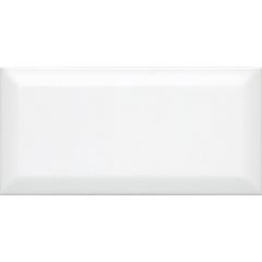 Плитка настенная керамическая Бланше белая грань 19040 N 99х200 Керама Марацци
