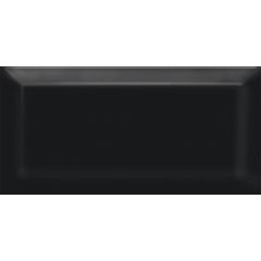 Плитка настенная керамическая Бланше чёрная грань 19041 99х200 Керама Марацци