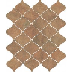 Плитка настенная керамическая Арабески котто рыжий 65003 260х300 Керама Марацци