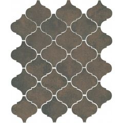 Плитка настенная керамическая Арабески котто коричневая 65004 260х300 Керама Марацци