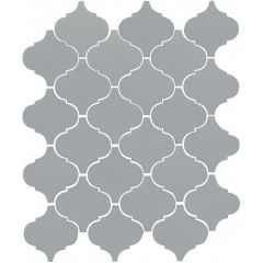 Плитка настенная керамическая Арабески глянцевая серая 65012 260х300 Керама Марацци