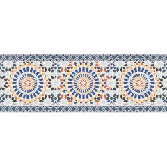 Плитка настенная керамическая Menara (Менара) Decor Pilar 251х709 синяя Kerlife