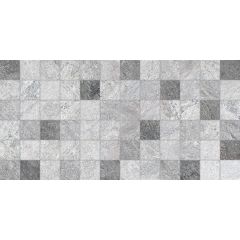 Плитка настенная Balance / Баланс 1039-8219 200х400 серая мозаика Global Tile