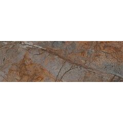Плитка настенная керамическая Театро коричневая обрезная 12135R 250х750 Керама Марацци
