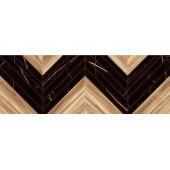 Плитка настенная Basalt Struttura Wood (Базальт Структура Вуд) 242х700 коричневая Eletto Ceramica