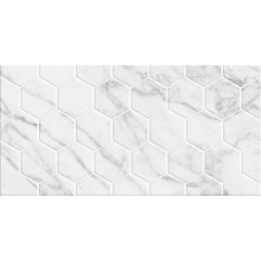 Плитка настенная Marble гексо белая 300х600 Березакерамика