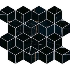 Мозаика керамическая Греппи T017/14026 черная 375х450 Керама Марацци