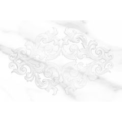 Декор настенный керамический Сапфир 01 белый 200х300 «Шахтинская плитка»