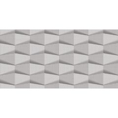 Керамическая настенная плитка Торонто геометрия темно-серая 250х500 Axima