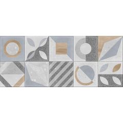 Керамическая настенная плитка Supreme (Суприм) multi wall 03 250х600 серая Gracia Ceramica