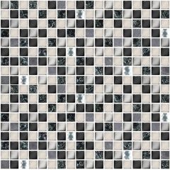 Мозаика керамическая Vela Nero 300х300 черная Азори