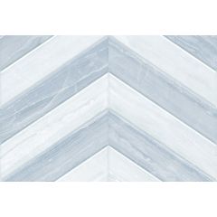 Плитка настенная Ars / Арс Chevron 9AS0139 270х400 голубая Global Tile