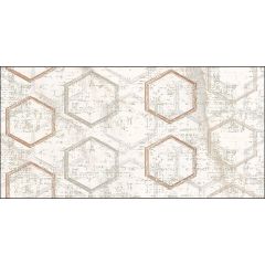 Декор настенный керамический Apulia Oro Hexagone 315х630 бежевый Азори
