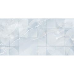 Плитка настенная керамическая Onice Blu Rel. (Ониче Блу Рел.) 315х630 голубая Kerlife