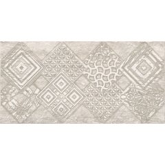 Декор настенный керамический Ascoli (Асколи) Grey Geometria 315х630 Азори
