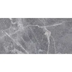 Керамогранит Марбл Тренд Сильвер Ривер (Marble Trend Silver River) K-1006/MR 300х600 серый матовый Kerranova