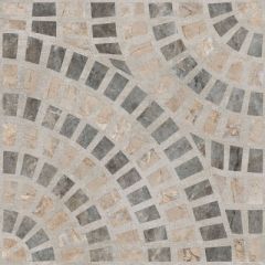 Керамогранит Marble-Beton Декор Круговой Темный Лаппато 600х600 K949793LPR01VTE0 Vitra