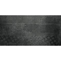Керамогранит Оксидо Декор (Oxido Decor) лаппатированный CF013 LLR 600х1200 черный Idalgo