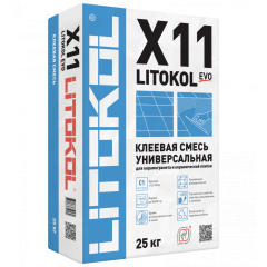 Клей для укладки плитки LITOKOL X11 EVO 25 кг морозостойкий