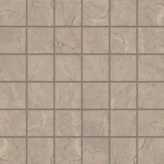 Керамогранитная плитка мозаика Bernini Beige BR02 (5х5) 30х30 полированная Estima