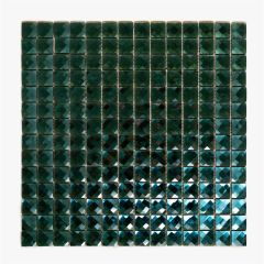 Мозаика F2X11 из страз 304х304х4 зеленая Keramograd