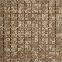 Мозаика KG-33P из камня 305х305х4 светло-коричневая Keramograd