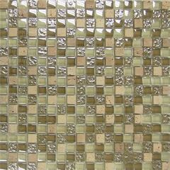 Мозаика HK-32 (327х327х8 мм) бежевая Crystal+Stone (в индивидуальной упаковке) Elada Mosaic